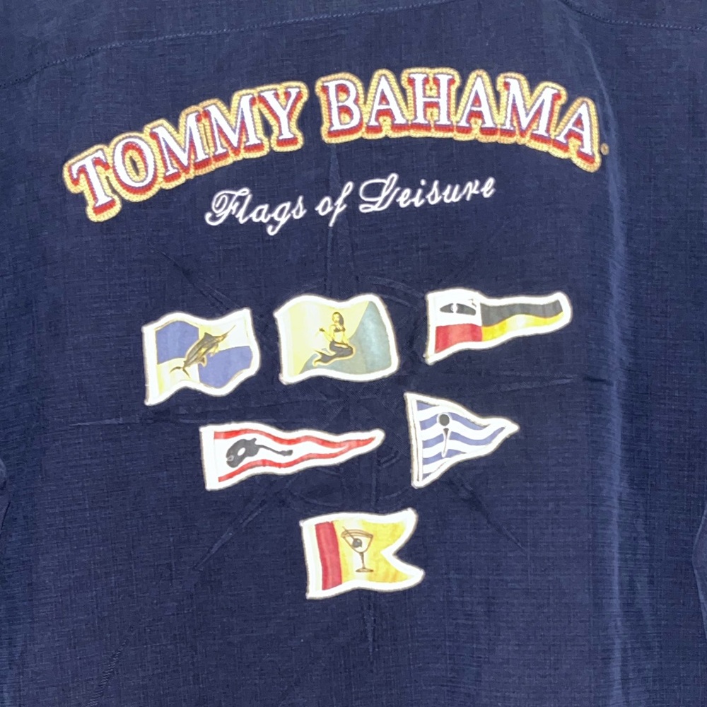Tommy Bahama 100% silk button down shirt